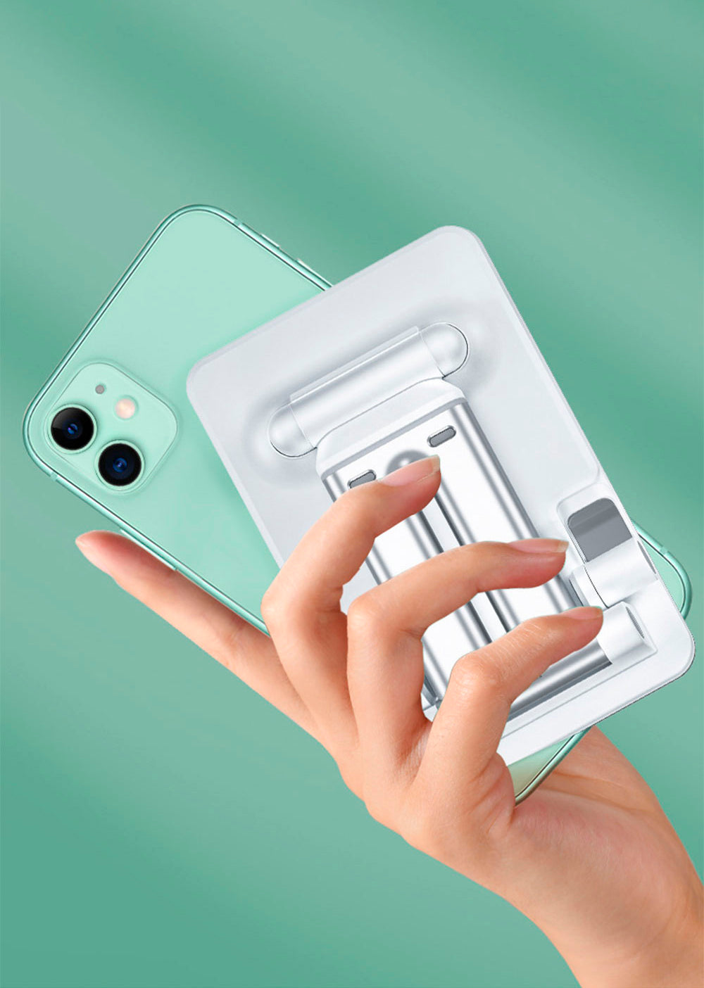 Suporte para telefone celular com inclinação ajustável 2 Rede Canan