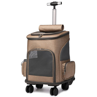 Mochila-carrinho para pet Rede Canan