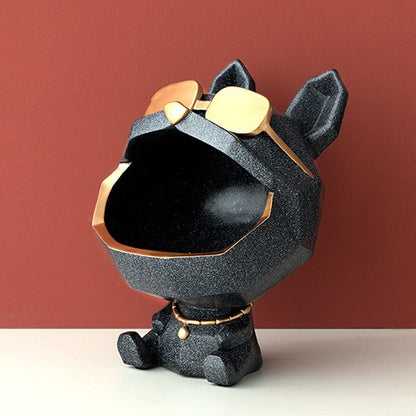 Porta-objetos cachorro buldogue 8 Rede Canan
