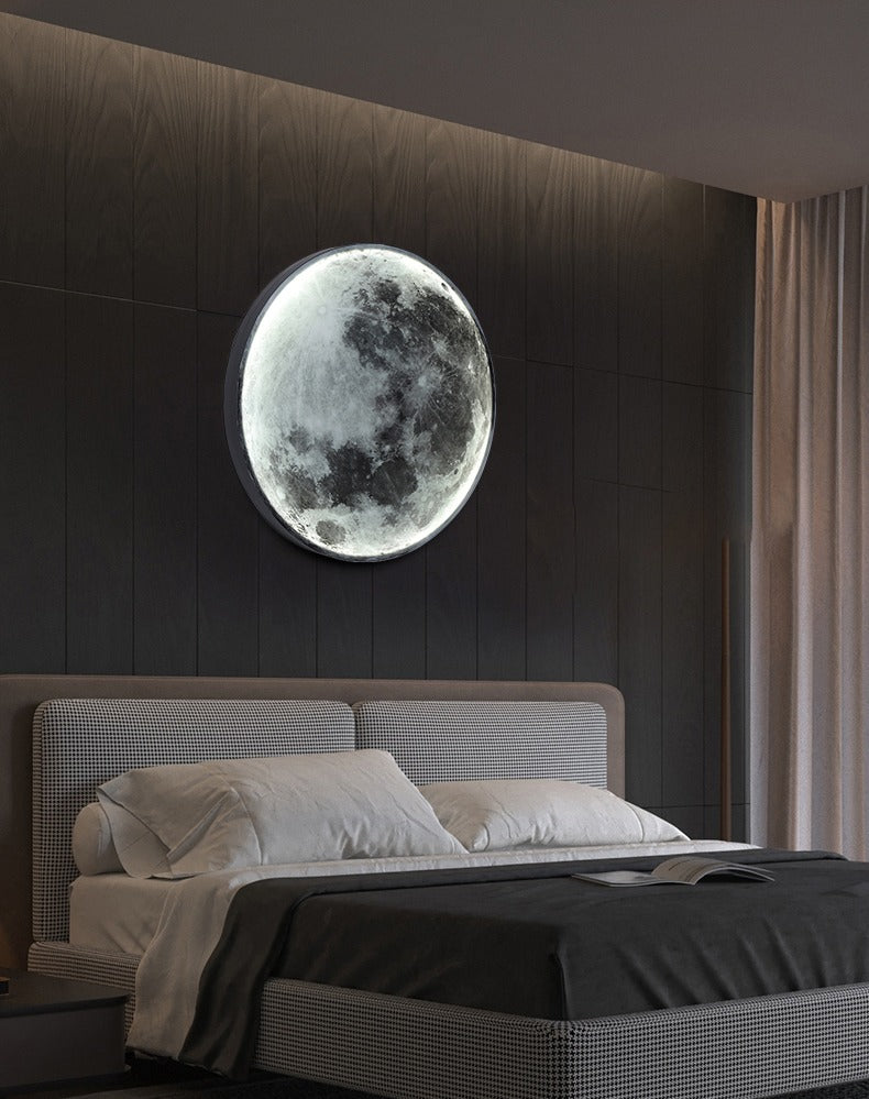 Luminária sofisticada de parede lua Rede Canan