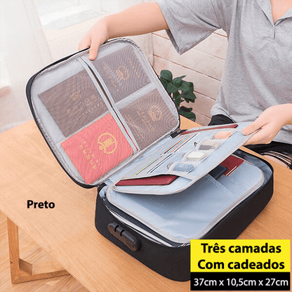 Maletinha organizadora de documentos - Rede Canan