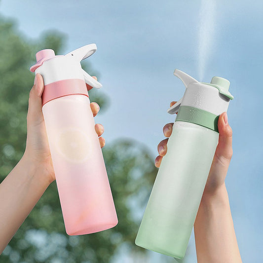 Garrafa de água squeeze (com spray/espirrador de água) à prova de vazamento 650ml Rede Canan