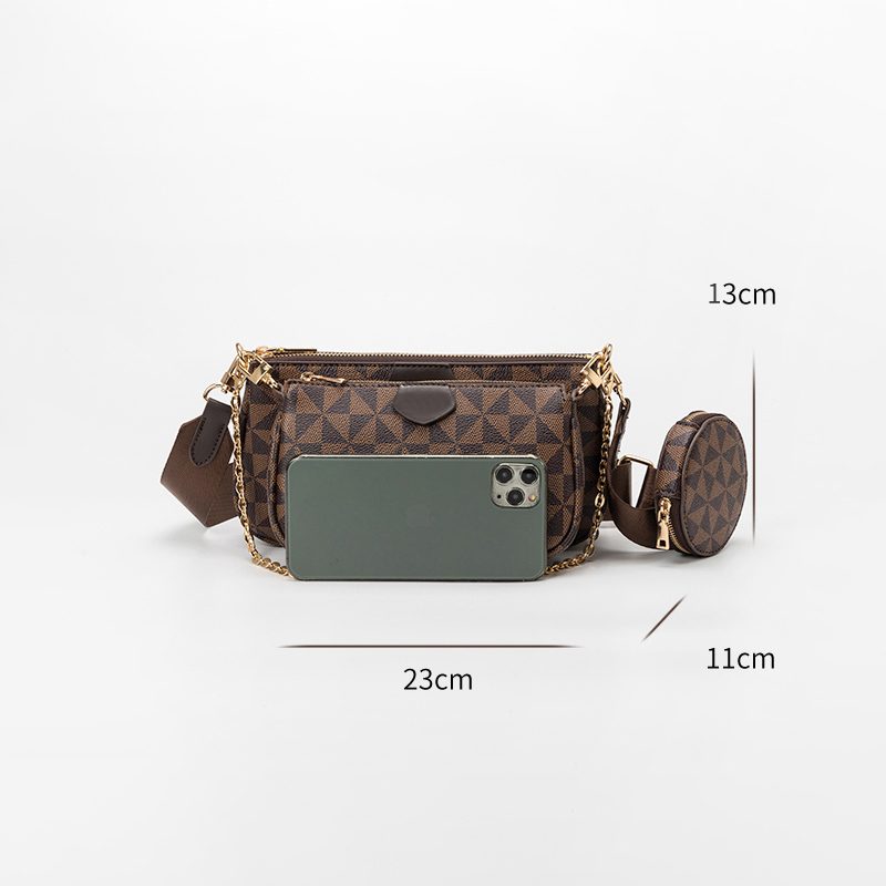 Bolsas femininas com porta-moedas coleção luxo Rede Canan