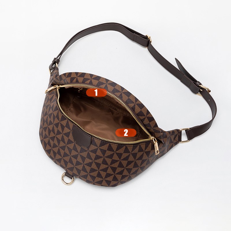 Bolsa feminina pochete transversal coleção luxo (modelo 3) Rede Canan