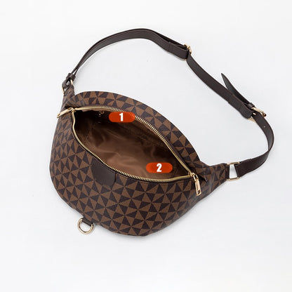 Bolsa feminina pochete transversal coleção luxo (modelo 3) Rede Canan