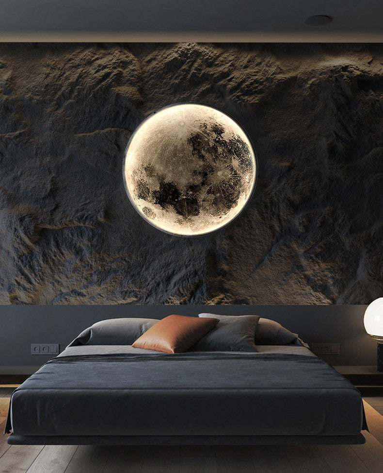 Luminária sofisticada de parede lua Rede Canan