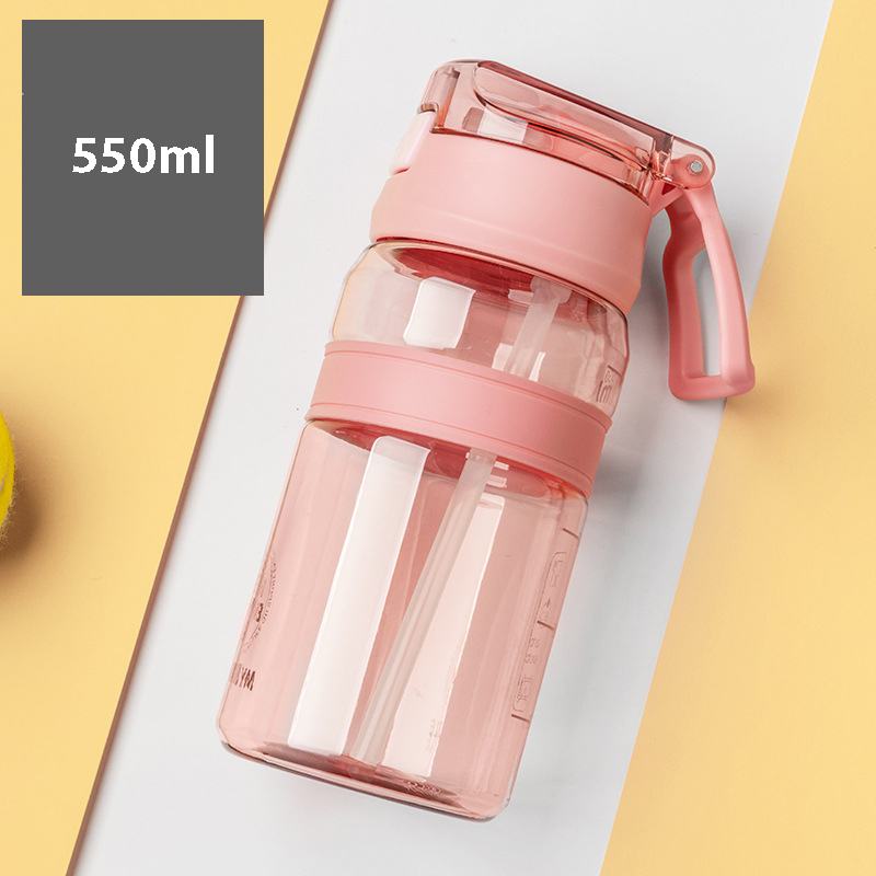 Garrafa de água à prova de vazamento 550ml/700ml/850ml Rede Canan