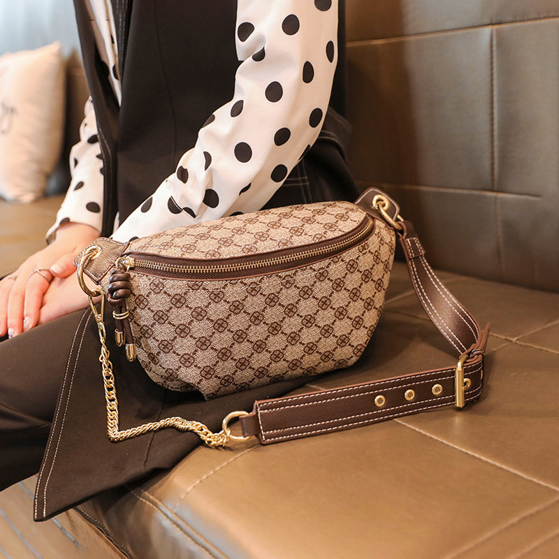 Bolsa feminina pochete transversal coleção luxo (modelo 2) Rede Canan