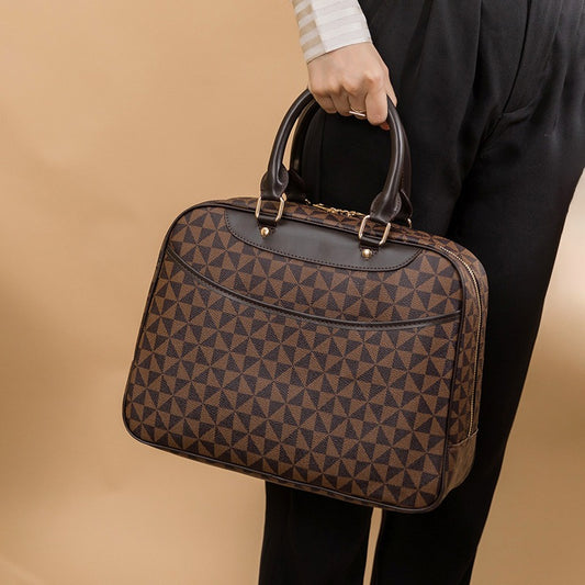 Bolsa/pasta feminina coleção requinte Rede Canan
