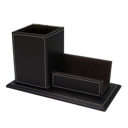 Organizador com porta-cartões e porta-lápis e caneta para escritório Rede Canan