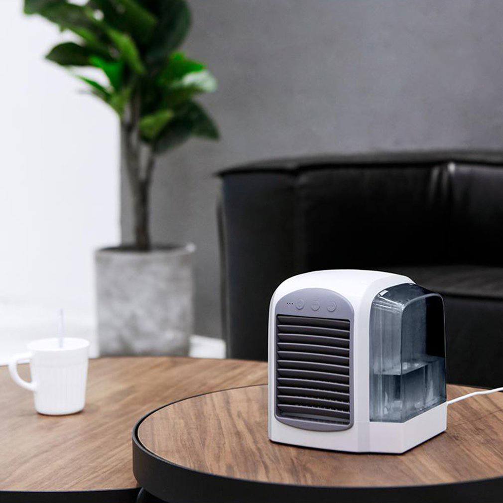 Mini refrigerador/ar condicionado/ventilador portátil com entrada USB (modelo 2) Rede Canan