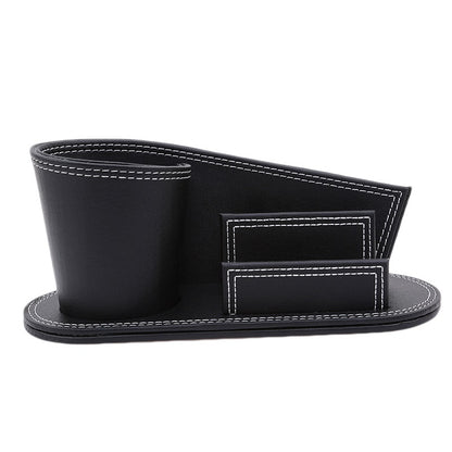 Organizador com porta-cartões e porta-lápis e caneta para escritório (modelo 2) Rede Canan