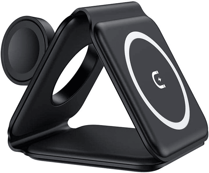 Carregador portátil sem fio dobrável 3 em 1 (compatível com iPhones MagSafes) - Rede Canan