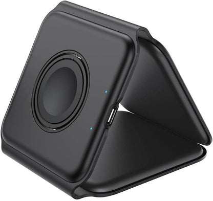 Carregador portátil sem fio dobrável 3 em 1 (compatível com iPhones MagSafes) - Rede Canan