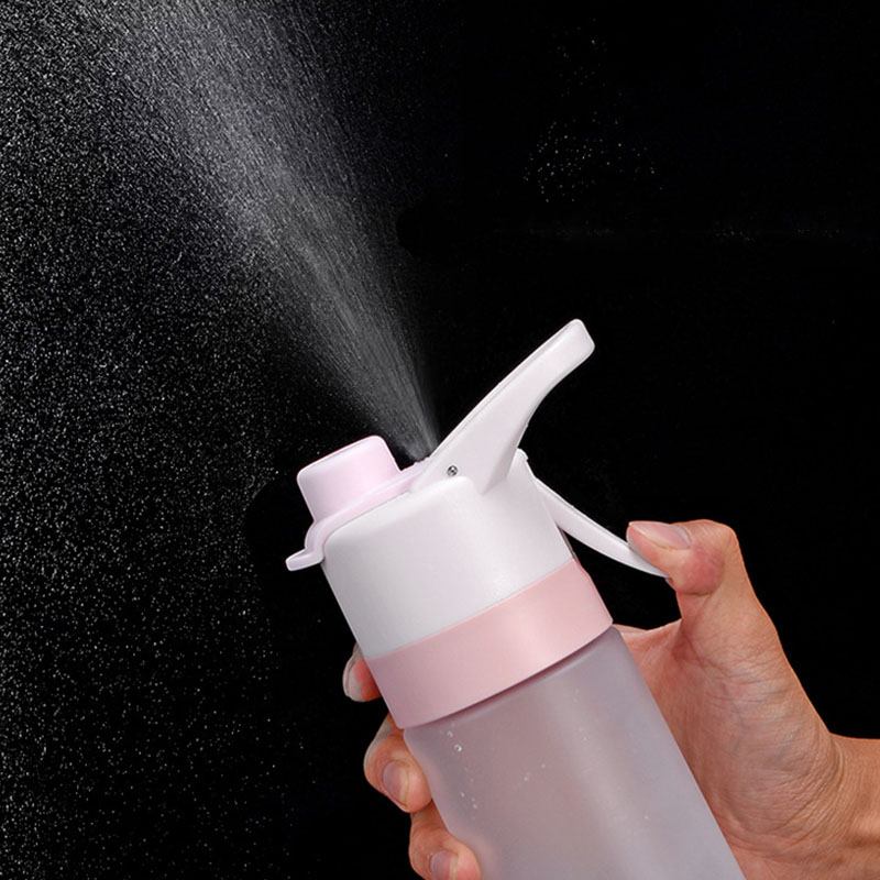 Garrafa de água squeeze (com spray/espirrador de água) à prova de vazamento 650ml Rede Canan