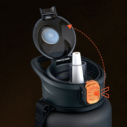 Garrafa de água à prova de vazamento 1000ml/2200ml Rede Canan