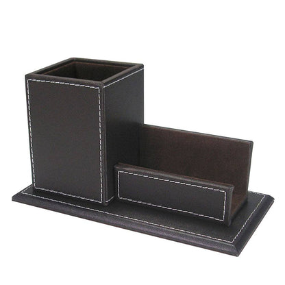 Organizador com porta-cartões e porta-lápis e caneta para escritório Rede Canan