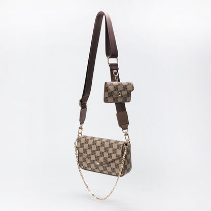 Bolsa feminina com porta-cartões coleção luxo Rede Canan