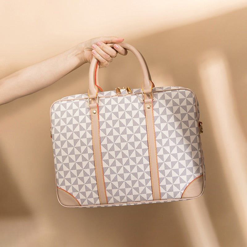 Bolsa/pasta feminina e masculina coleção requinte (modelo 1) Rede Canan