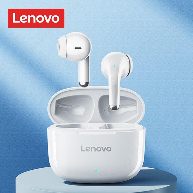 Fone de ouvido sem fio TWS via bluetooth Lenovo LP40 Pro + bolsa de proteção e kit de limpeza - Rede Canan