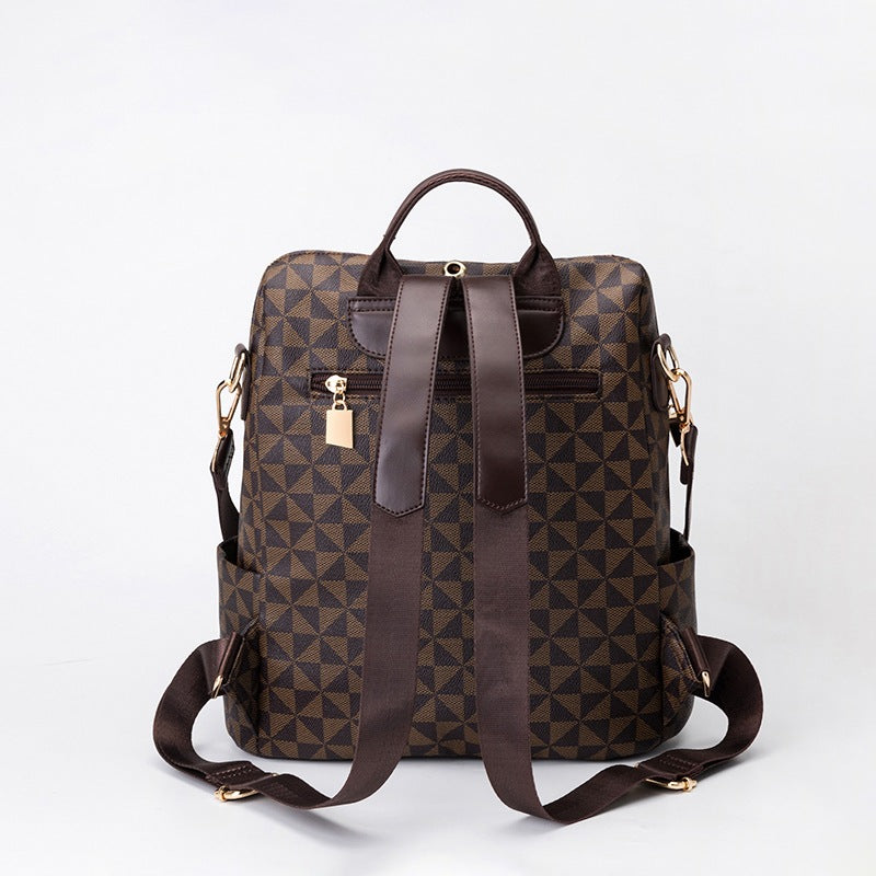 Mochila feminina com carteira coleção luxo Rede Canan