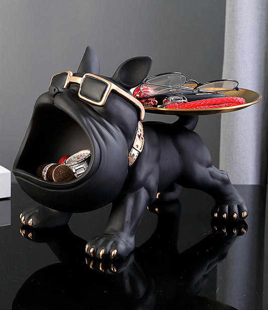 Porta-objetos cachorro buldogue 7 Rede Canan