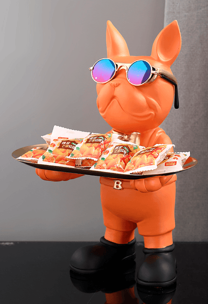 Porta-objetos cachorro buldogue 3 - Rede Canan