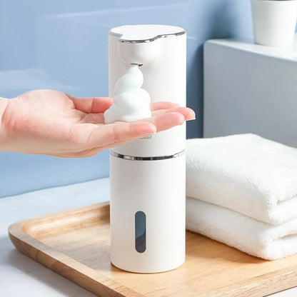 Dispenser de espuma de sabão automático com sensor infravermelho e carregamento USB - Rede Canan