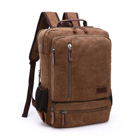 Mochila de lona 35l com compartimento para notebook - Rede Canan
