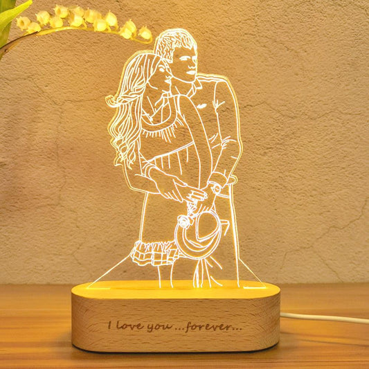 Luminária de LED 3D personalizada em acrílico - Rede Canan