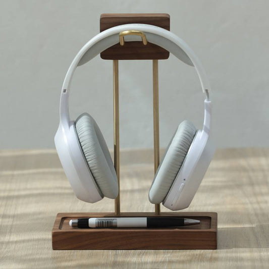 Suporte para fone de ouvido headset com porta-treco Rede Canan