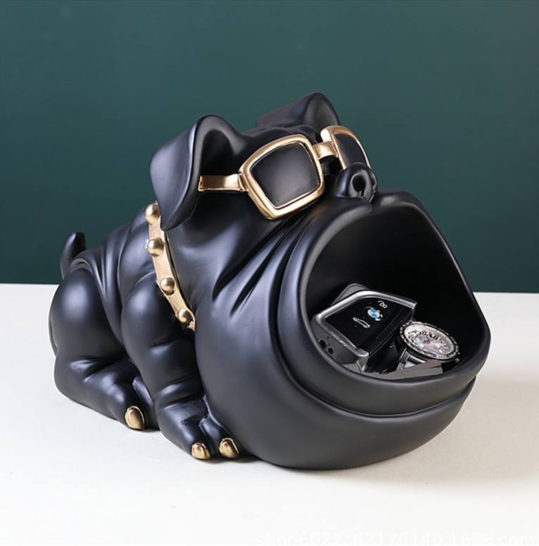 Porta-objetos cachorro buldogue 24 Rede Canan