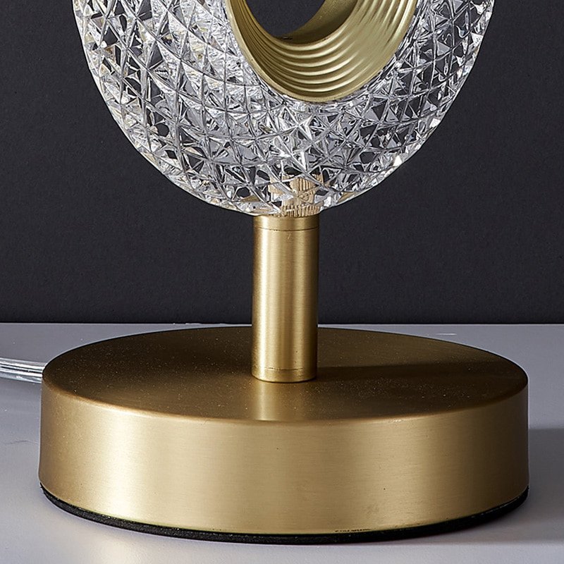 Luminária de mesa sofisticada oval Rede Canan