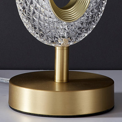Luminária de mesa sofisticada oval Rede Canan