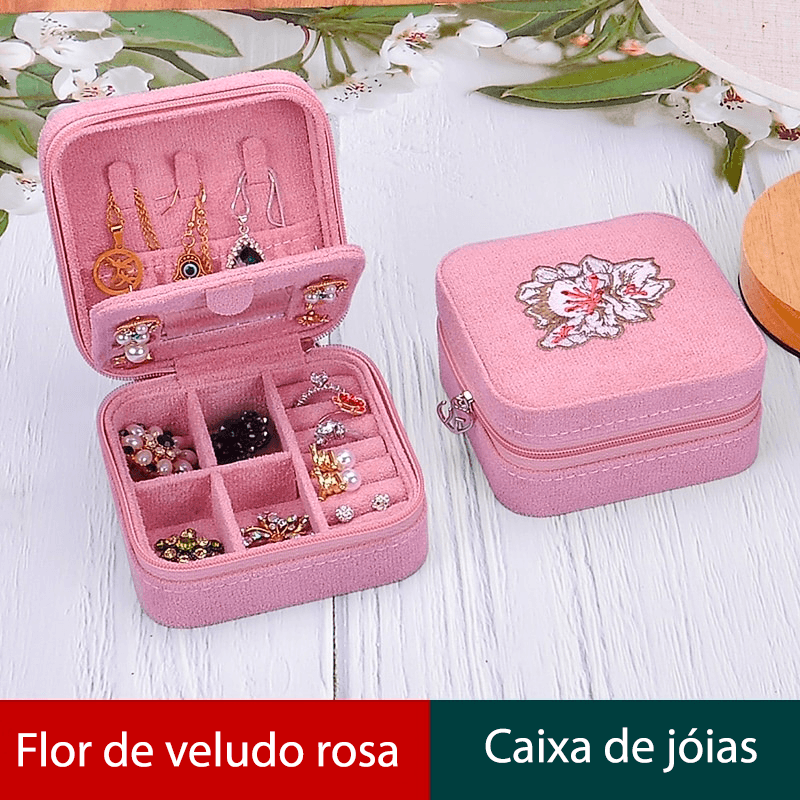 Estojo para joias/porta-joias - Rede Canan