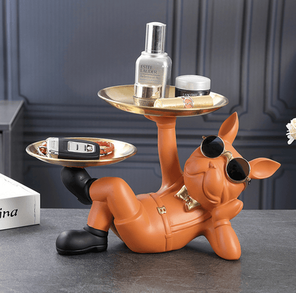 Porta-objetos cachorro buldogue 1 - Rede Canan