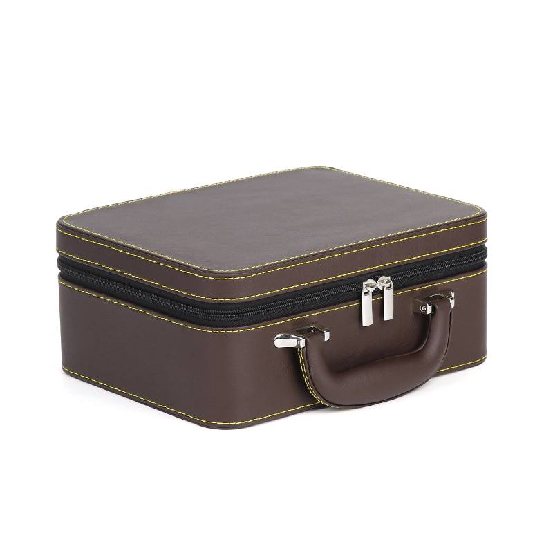 Nécessaire maletinha para joias – porta-joias com 2 compartimentos (modelo 1) Rede Canan