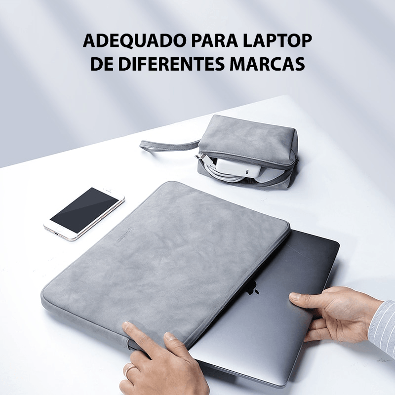 Pasta para notebook à prova d'água 13/14/15,4/15,6 polegadas e bolsa para carregador - Rede Canan