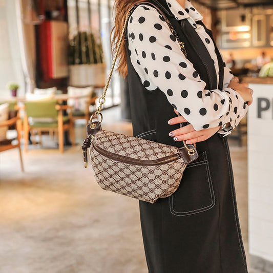 Bolsa feminina pochete transversal coleção luxo (modelo 2) Rede Canan