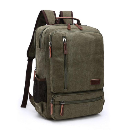 Mochila de lona 35l com compartimento para notebook - Rede Canan
