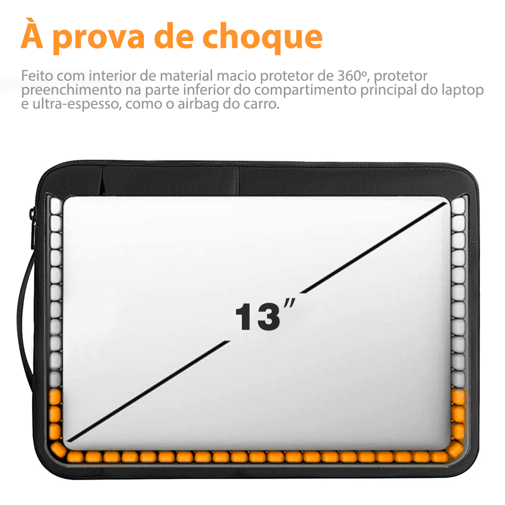 Pasta WIWU à prova d’água para notebook 13/14/15,6/16 polegadas - Rede Canan