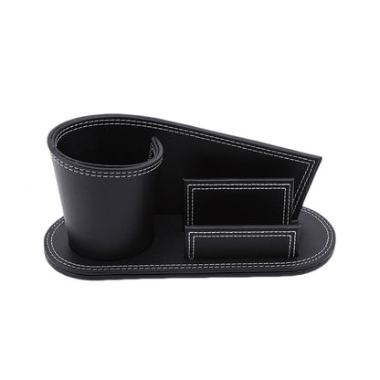 Organizador com porta-cartões e porta-lápis e caneta para escritório (modelo 2) Rede Canan
