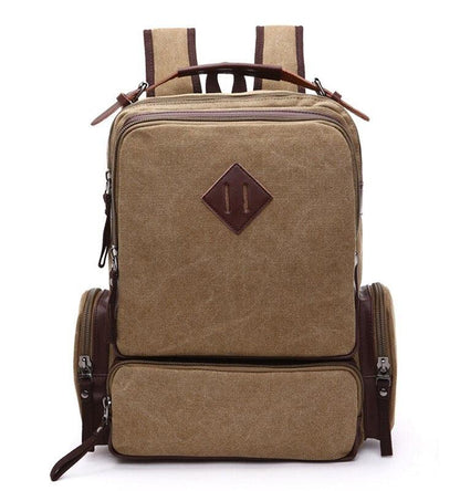 Mochila de lona 25l com compartimento para notebook - Rede Canan