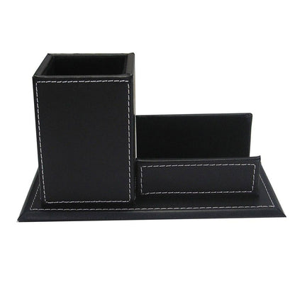 Organizador com porta-cartões e porta-lápis e caneta para escritório Rede Canan