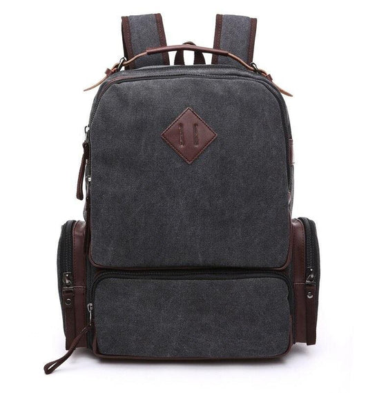 Mochila de lona 25l com compartimento para notebook - Rede Canan