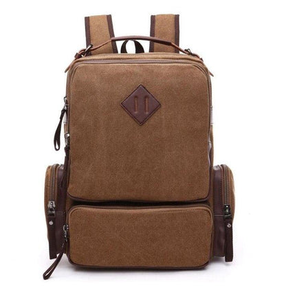 Mochila de lona 25l com compartimento para notebook - Rede Canan