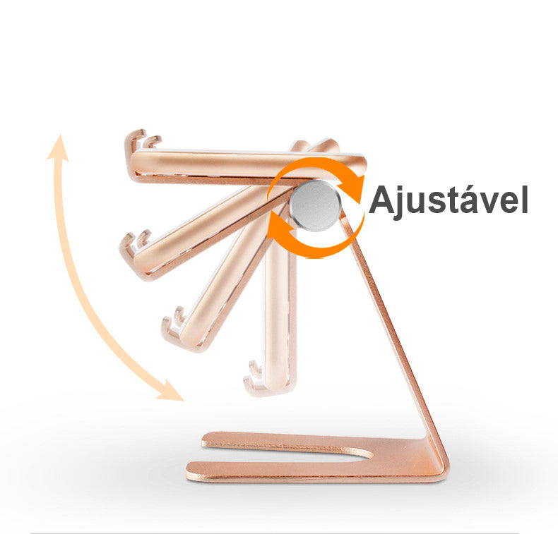 Suporte para telefone celular com inclinação ajustável Rede Canan