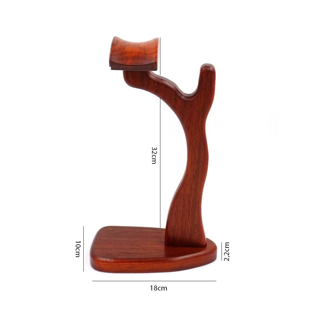 Suporte para fone de ouvido headset com formato em galho de árvore Rede Canan
