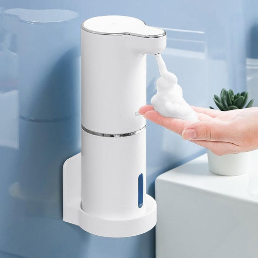 Dispenser de espuma de sabão automático com sensor infravermelho e carregamento USB - Rede Canan