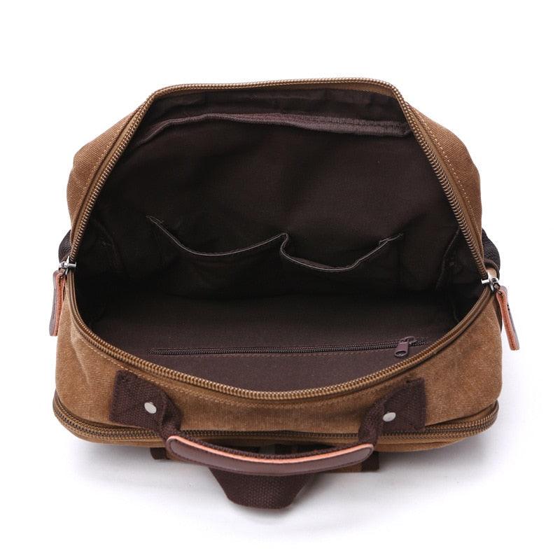 Mochila de lona 35l com compartimento para notebook - Rede Canan